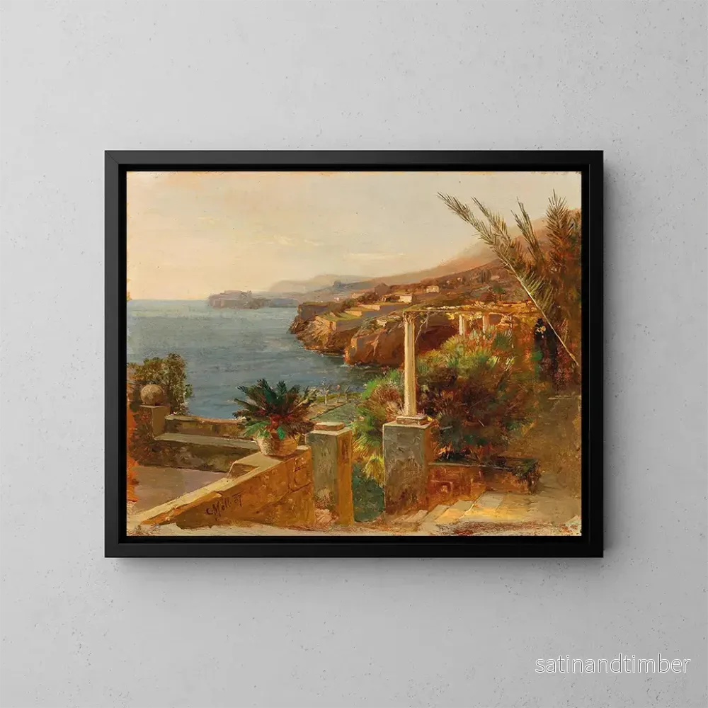 Reproduktion av målningen Raguse Dubrovnik - Carl Moll