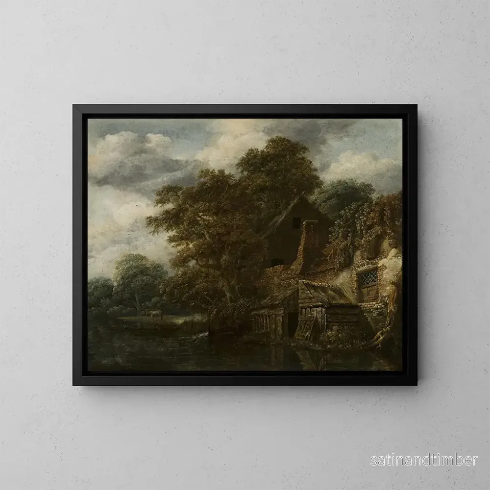 Reproduktion av målningen Landskap med en kvarn – Cornelis Gerritsz Decker Reproduktion av målningen Landskap med en kvarn – Cornelis Gerritsz Decker
