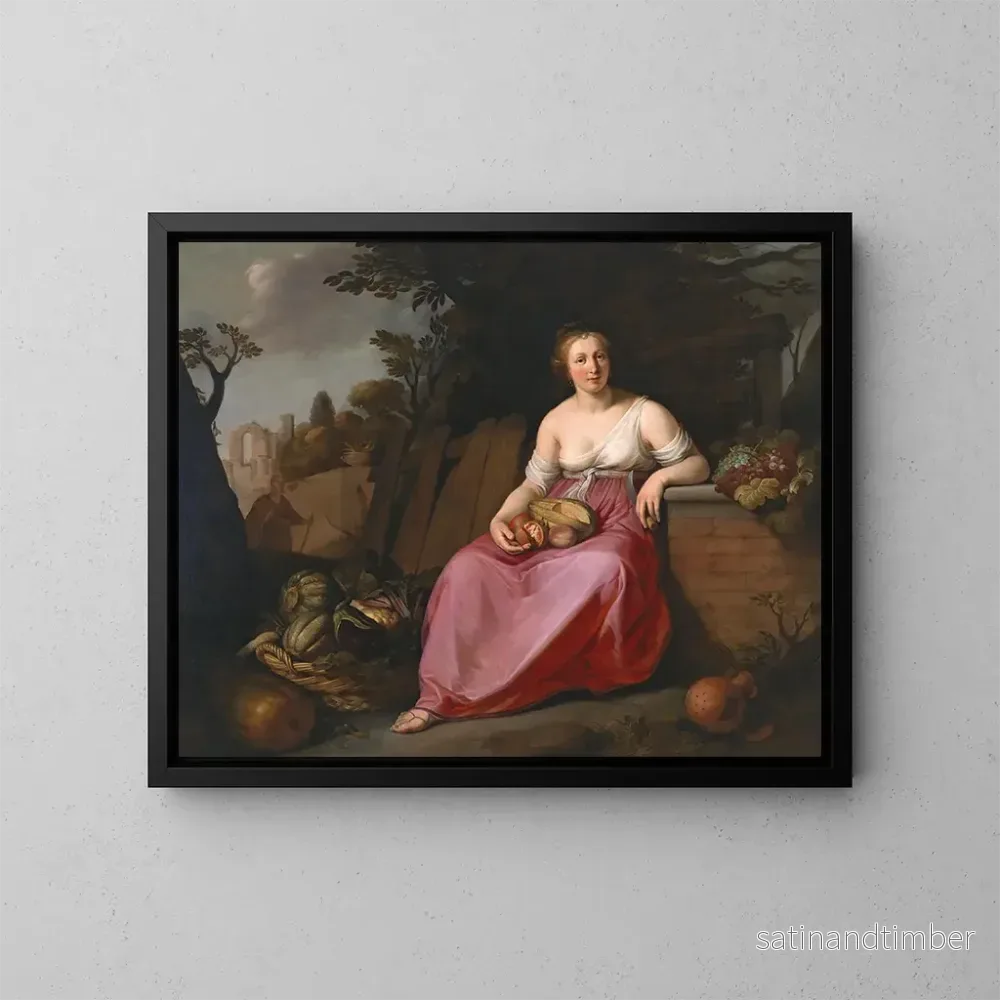 Reproduktion av målningen Vertumne och Pomone - Hendrick Bloemaert