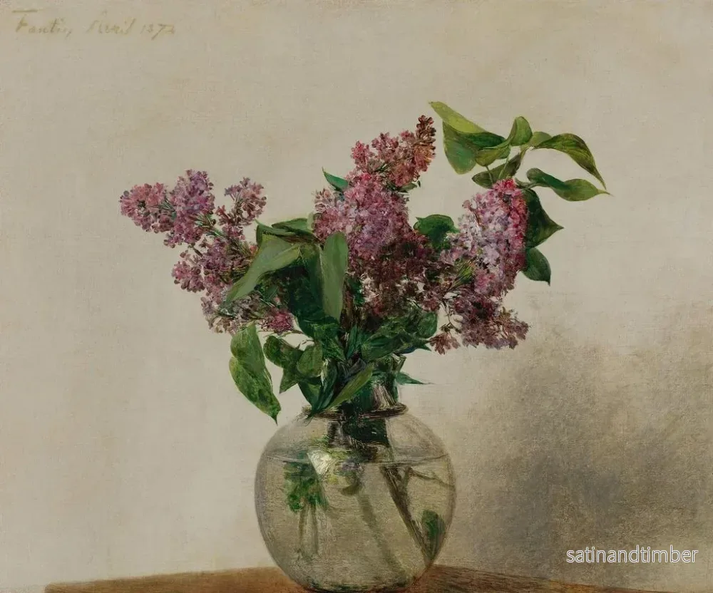 Reproduktion av målningen Lilas - Henri Fantin-Latour - Bild 2