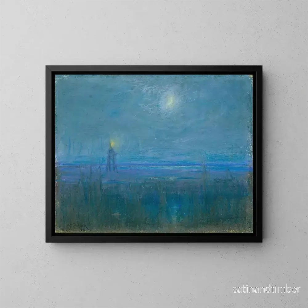Reproduktion av målningen Marais du New Jersey - Henry Ossawa Tanner