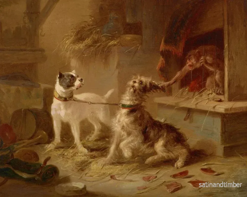 Reproduktion av målningen Munk busig - William Holbrook Beard - Bild 2