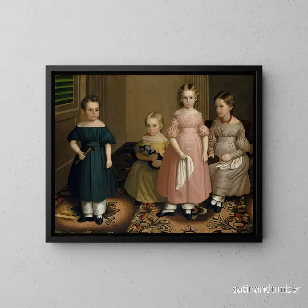 Reproduktion av målningen Les enfants Alling - Oliver Tarbell Eddy