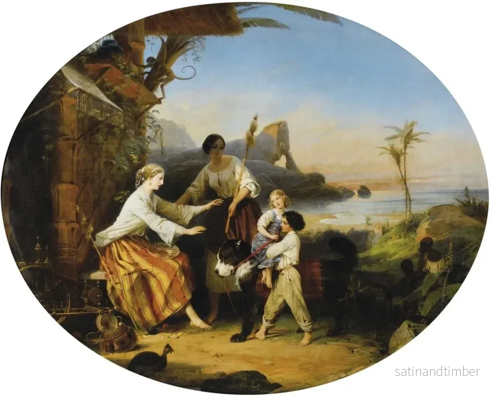 Reproduktion av målningen Längd: 60 cm, Höjd: 80 cm - Frédéric-Henri Schopin - Bild 2