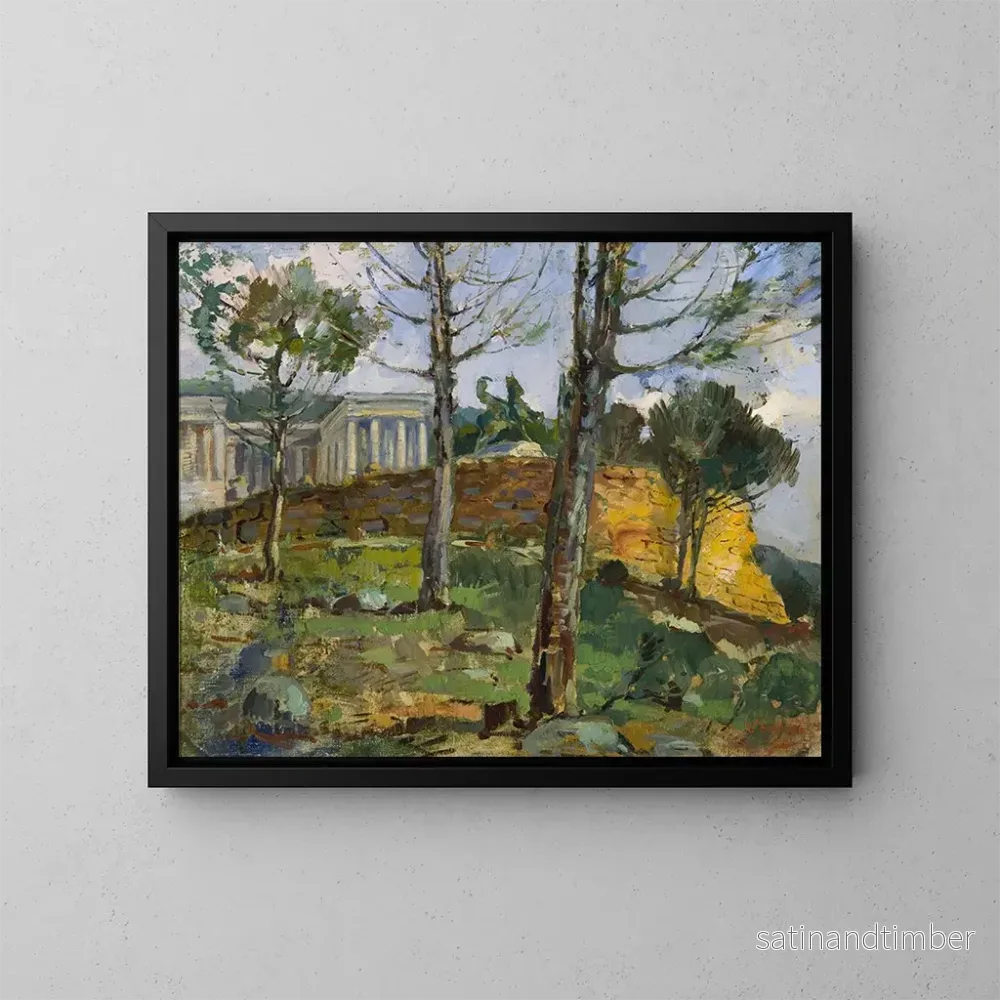 Reproduktion av målningen Mémorial de Rhodes - Pieter Wenning