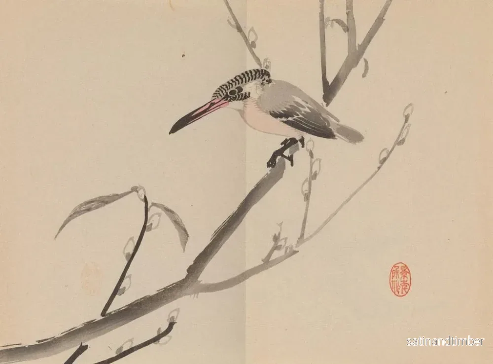 Reproduktion av målningen Keinen shugajō Pl. 64 - Imao Keinen - Bild 2