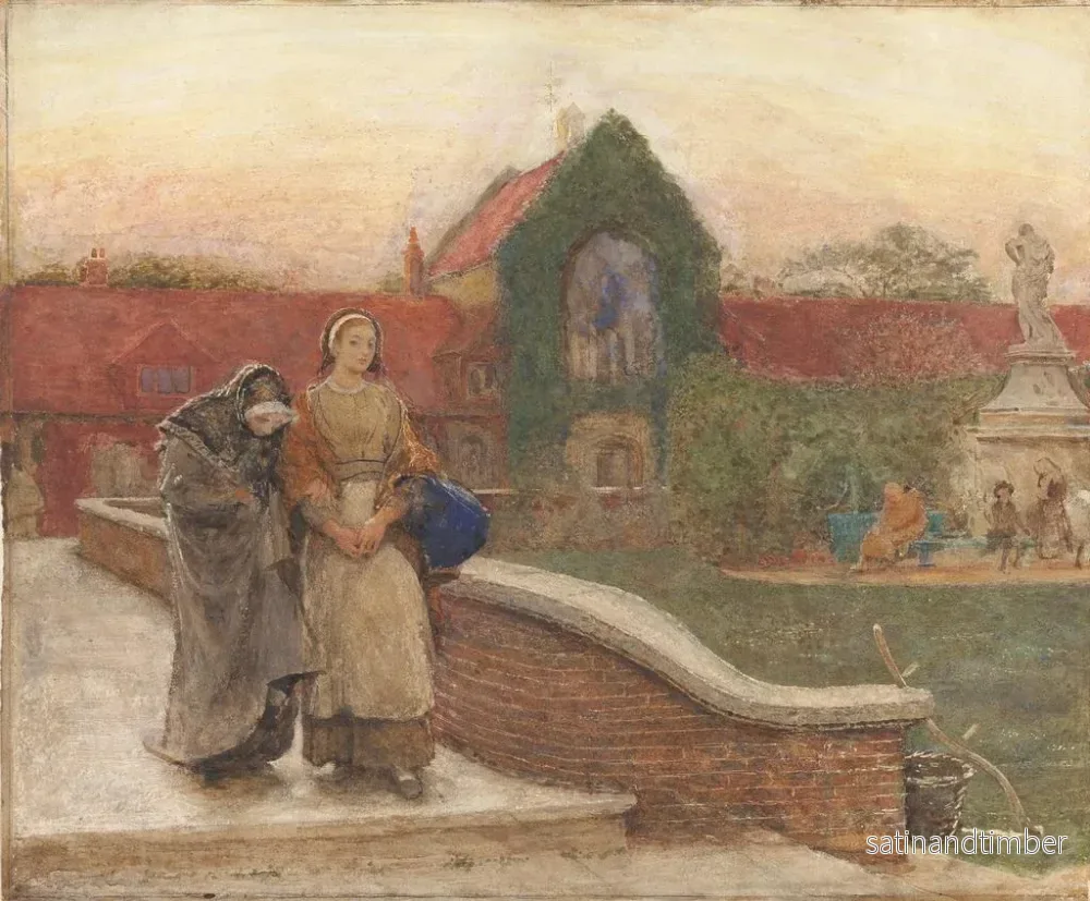 Reproduktion av målningen Le port de refuge - Frederick Walker - Bild 2