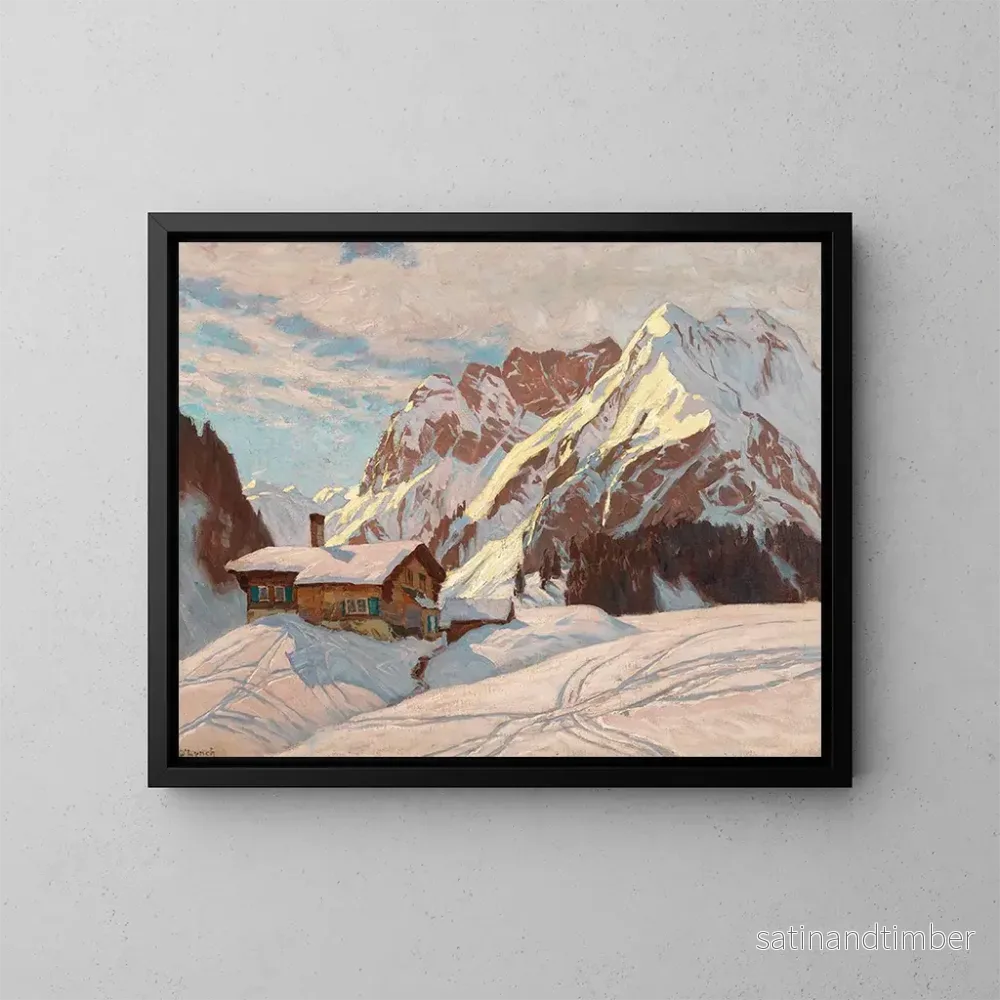 Reproduktion av målningen Les montagnes de Karwendel – Carl O’Lynch de Town Reproduktion av målningen Les montagnes de Karwendel – Carl O’Lynch de Town