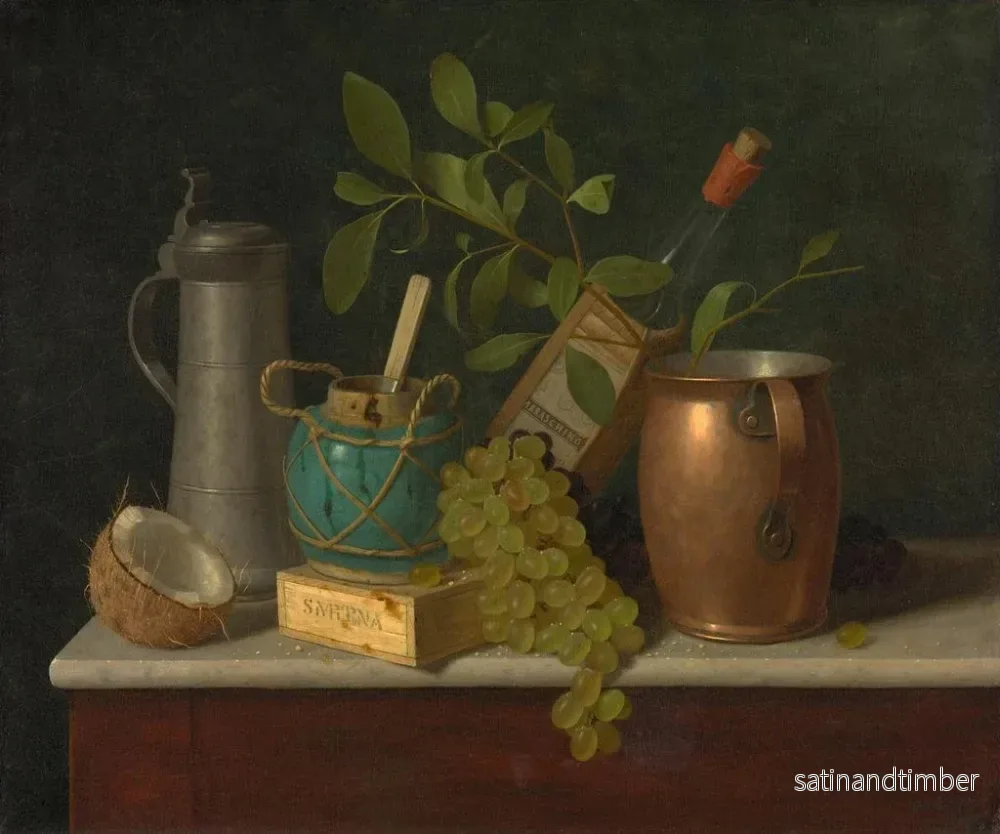 Reproduktion av målningen Juste dessert - William Michael Harnett - Bild 2