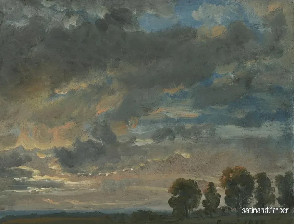Reproduktion av målningen Kvällshimlen - Johan Christian Dahl - Bild 2