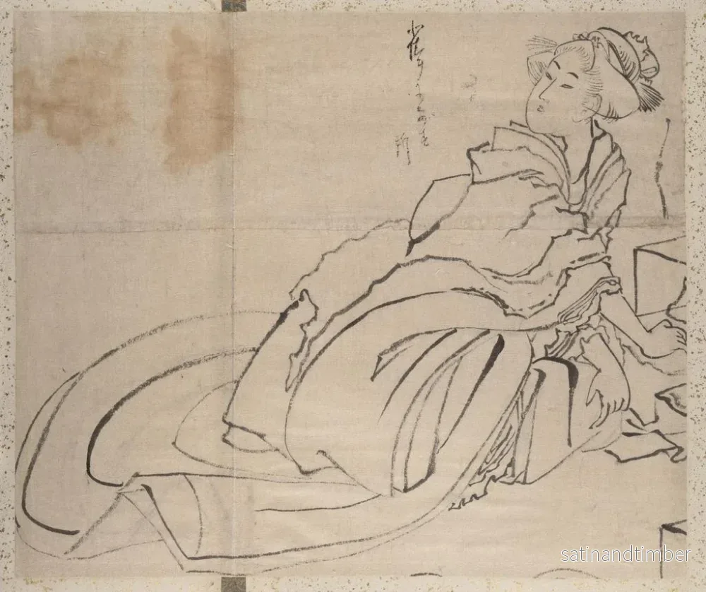 Reproduktion av målningen Album av skissbok av Katsushika Hokusai och hans lärjungar Pl56 - Katsushika Hokusai - Bild 2