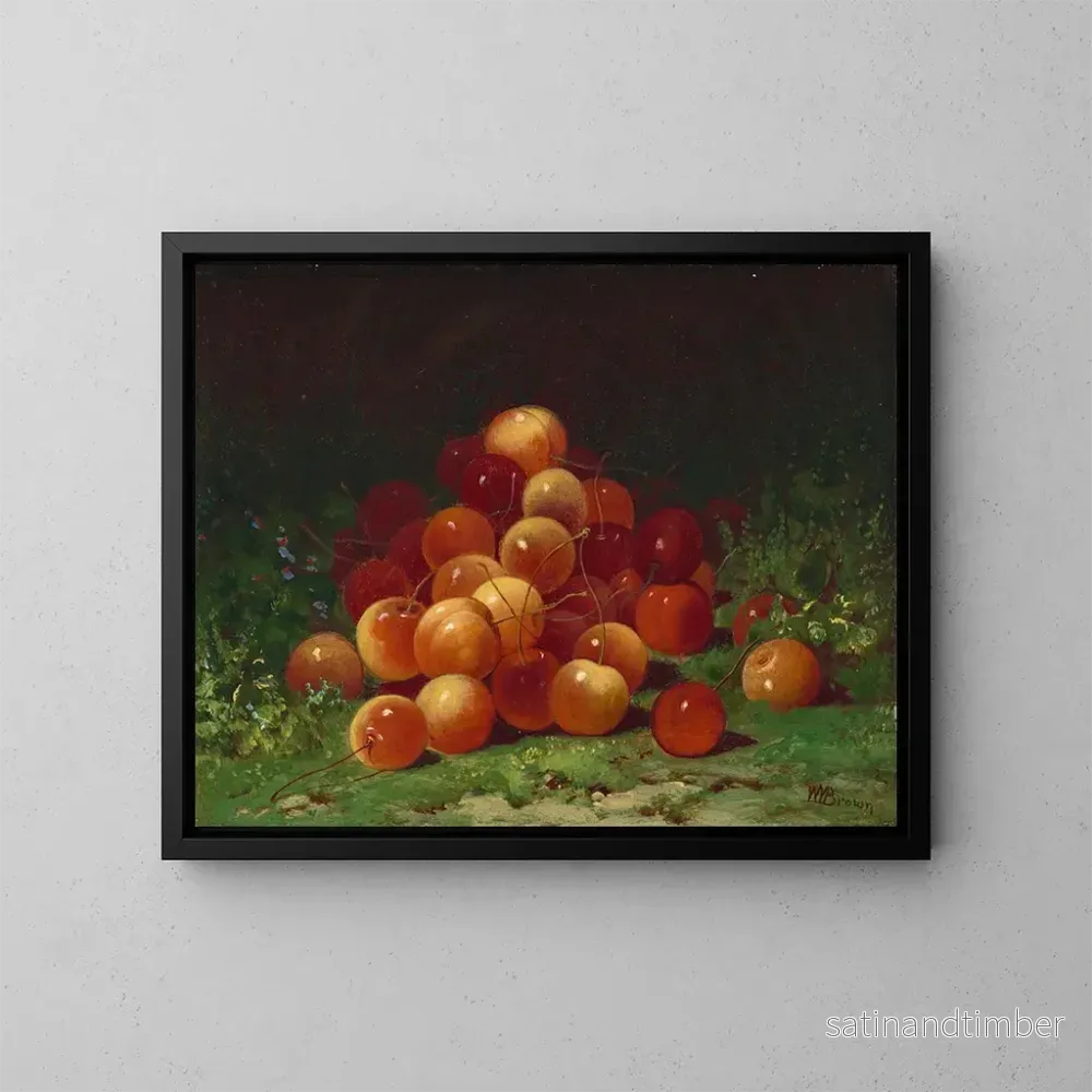 Reproduktion av målningen Monticule de cerises - William Mason Brown