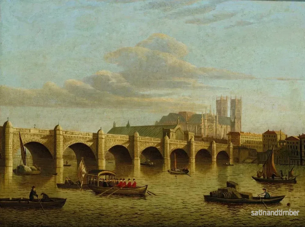 Reproduktion av målningen Pont de Westminster - Ecole de Sir John Dean Paul - Bild 2