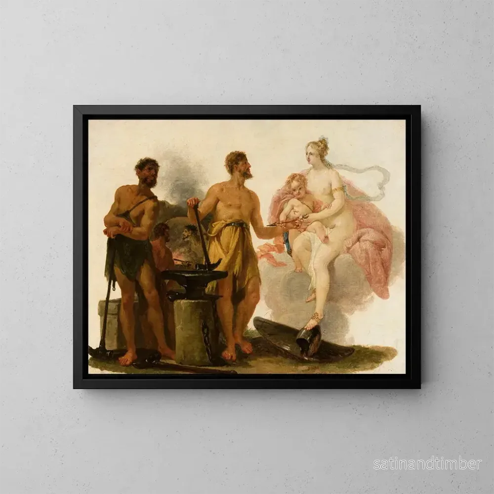 Reproduktion av målningen Venus i Vulcans verkstad – Heinrich Friedrich Füger Reproduktion av målningen Venus i Vulcans verkstad – Heinrich Friedrich Füger