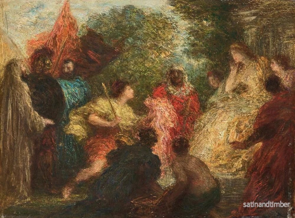 Reproduktion av målningen Les Troyens à Carthage - Henri Fantin-Latour - Bild 2