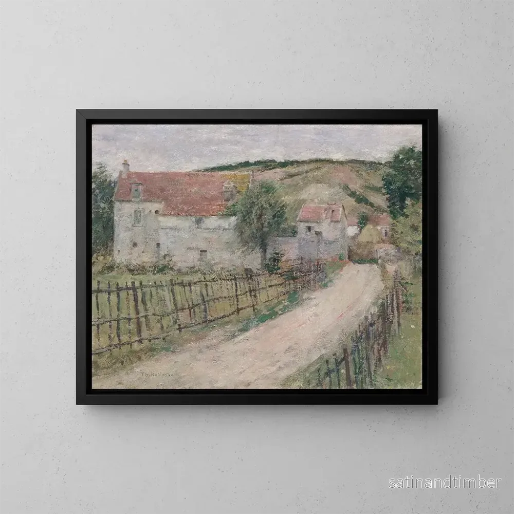 Reproduktion av målningen Le Vieux Moulin - Theodore Robinson