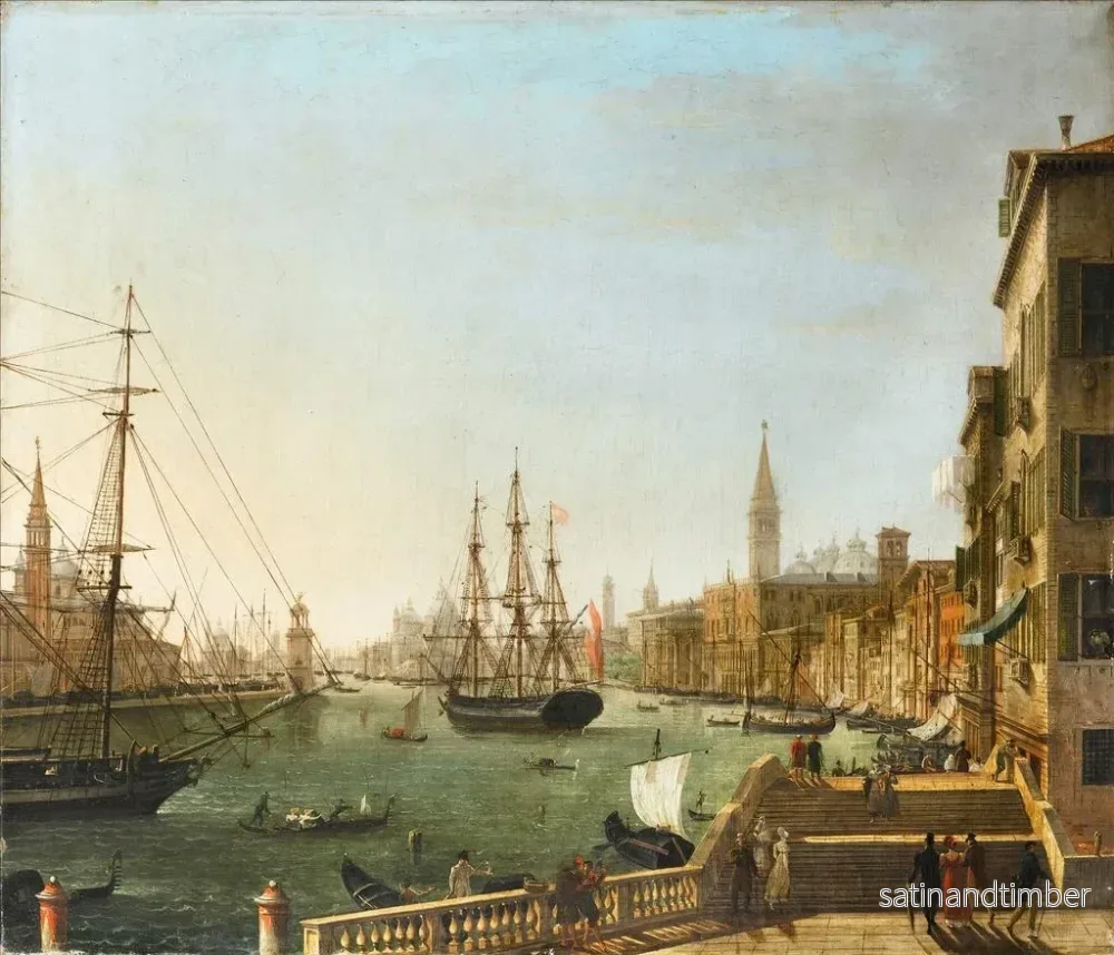 Reproduktion av målningen av Grand Canal i Venedig - Giuseppe Borsato - Bild 2