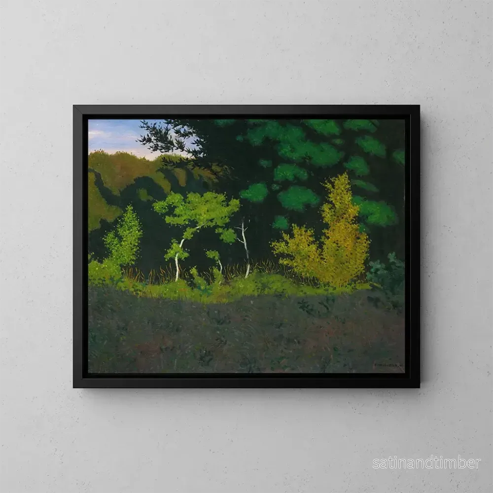 Reproduktion av målningen Lisière du bois - Félix Vallotton
