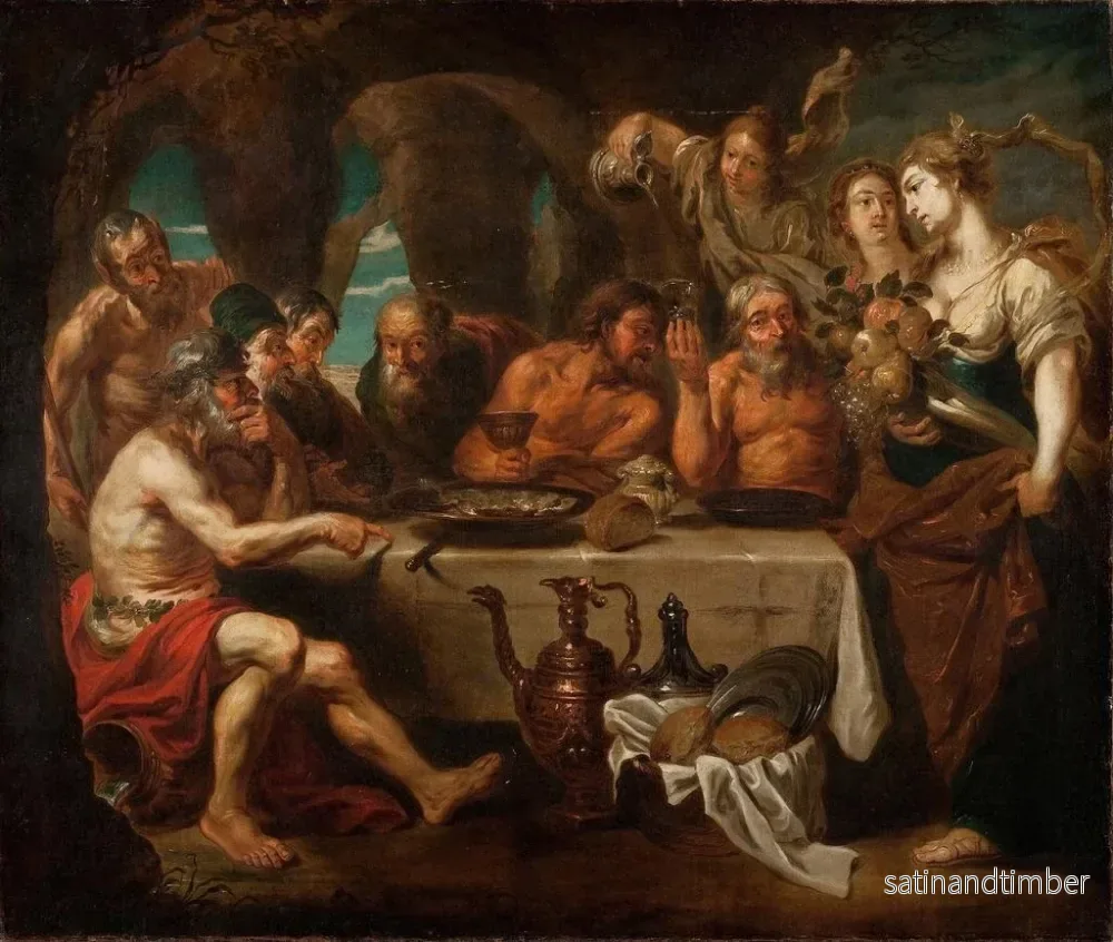 Reproduktion av målningen Le Banquet - Ecole de Peter Paul Rubens - Bild 2