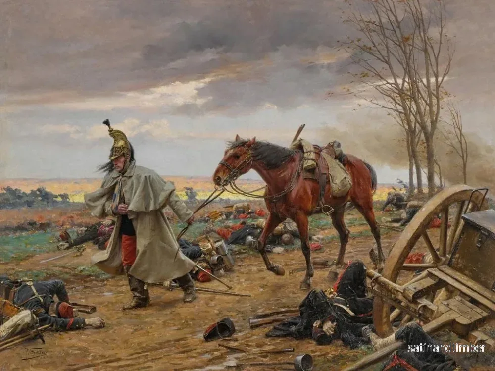 Reproduktion av målningen Efter slaget - Paul Louis Narcisse Grolleron - Bild 2