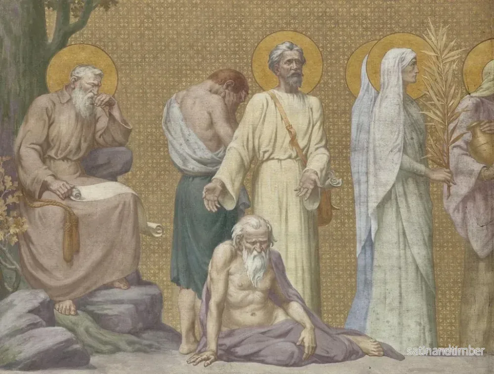 Reproduktion av målningen Procession - Pierre Puvis de Chavannes - Bild 2