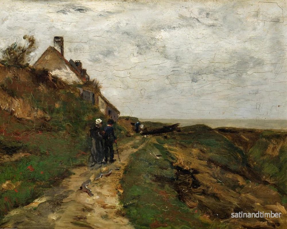 Reproduktion av målningen Vue à Menil-Val - Wilhelm von Gegerfelt - Bild 2