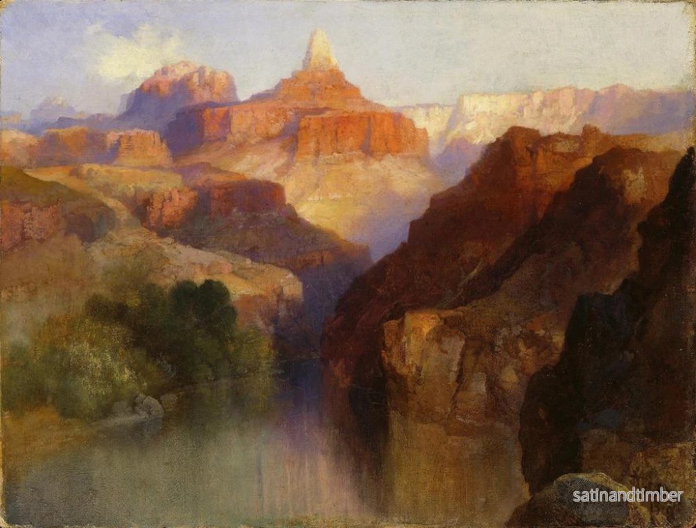Reproduktion av målningen Pic Zoroastre, Grand Canyon, Arizona - Thomas Moran - Bild 2