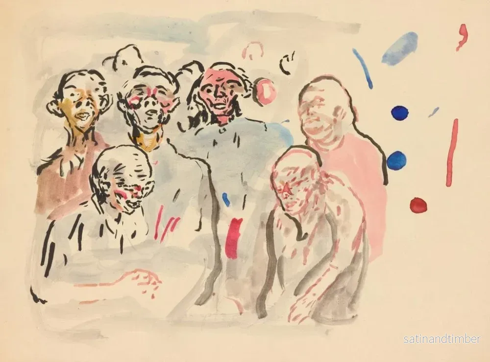 Reproduktion av målningen Les gens - Edvard Munch - Bild 2