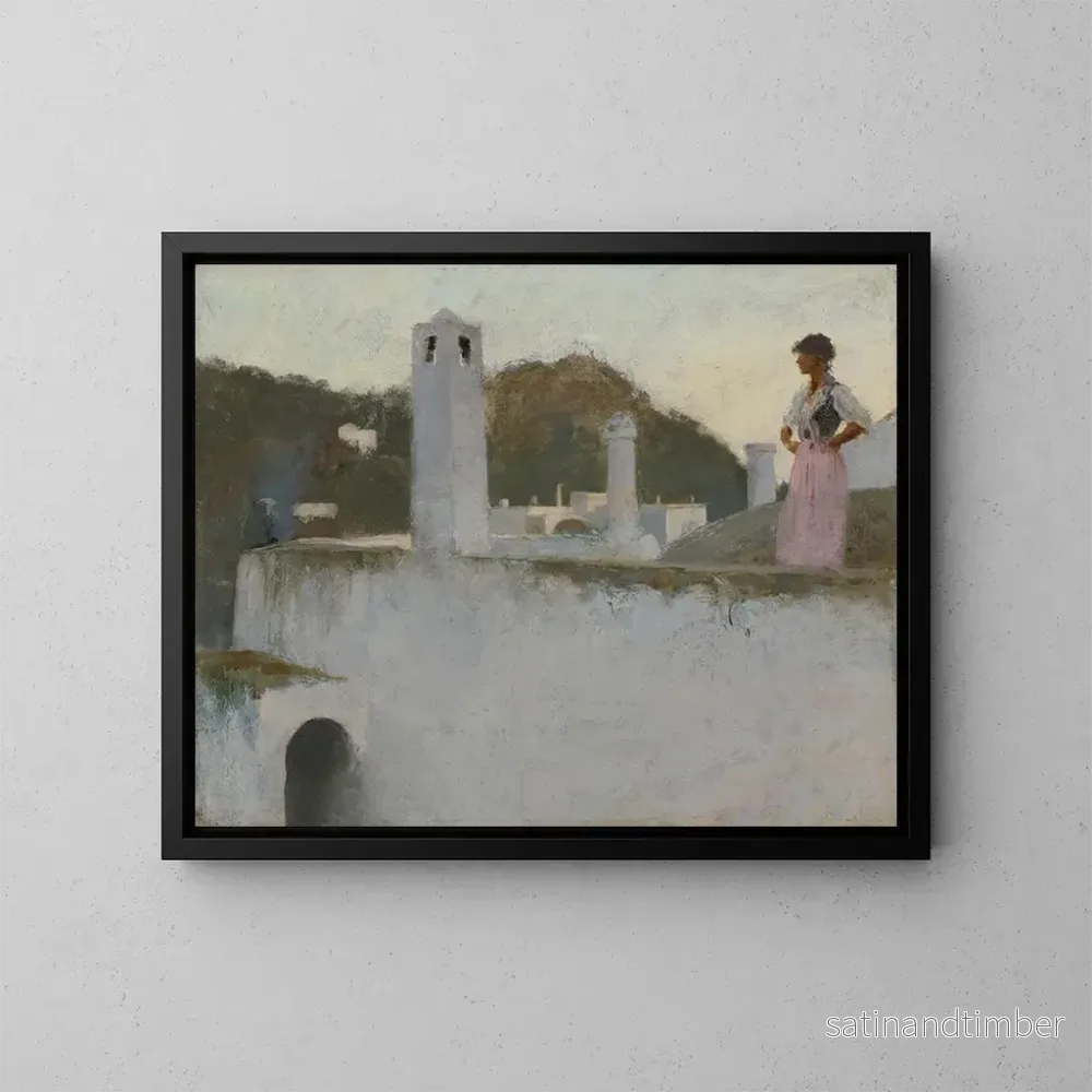 Reproduktion av målningen Vue de Capri – John Singer Sargent Reproduktion av målningen Vue de Capri – John Singer Sargent