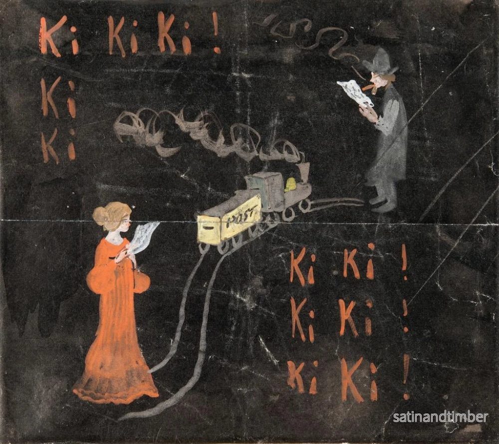 Reproduktion av målningen Ki Ki Ki - Ivar Arosenius - Bild 2