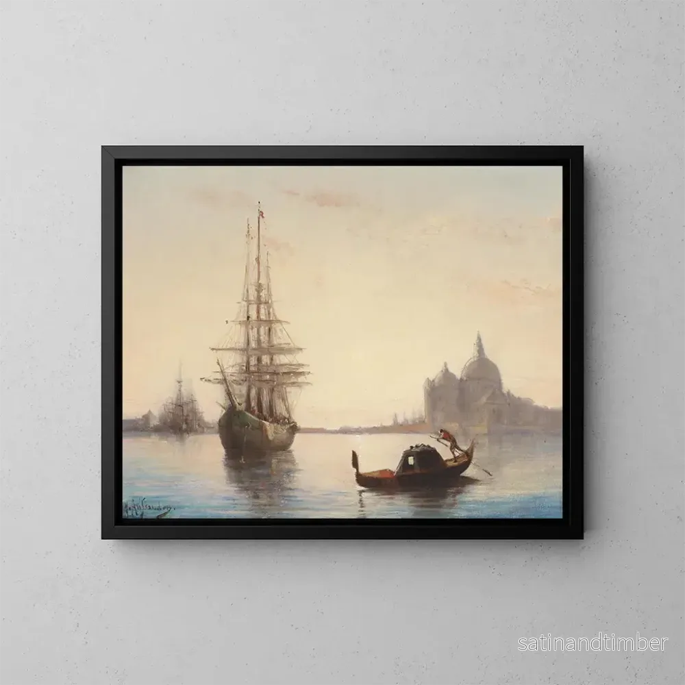 Reproduktion av målningen Venise – Joseph Hippolyte Aussandon Reproduktion av målningen Venise – Joseph Hippolyte Aussandon