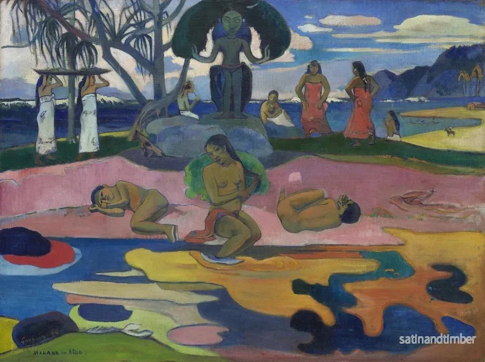 Reproduktion av målningen Le jour des dieux - Paul Gauguin - Bild 2