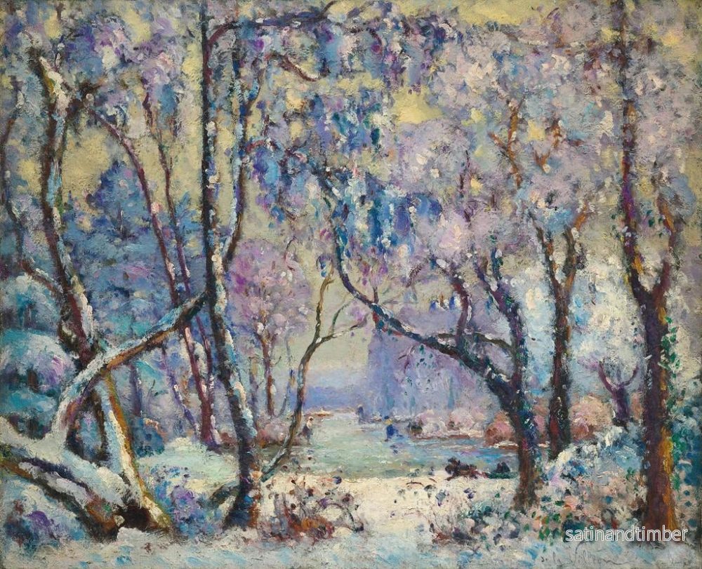 Reproduktion av målningen Snö och frost - Emmanuel de La Villon - Bild 2
