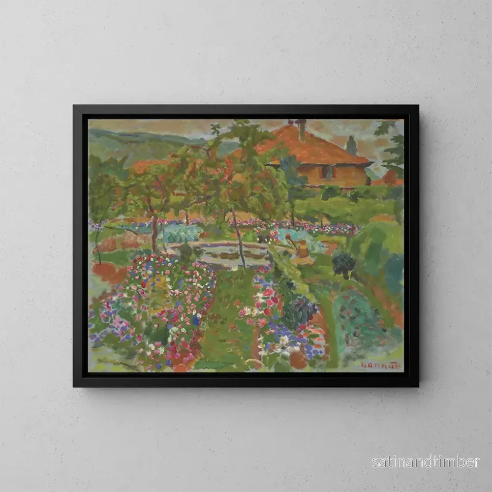 Reproduktion av målningen Les Fleurs du potager à Le Grand-Lemps – Pierre Bonnard Reproduktion av målningen Les Fleurs du potager à Le Grand-Lemps – Pierre Bonnard