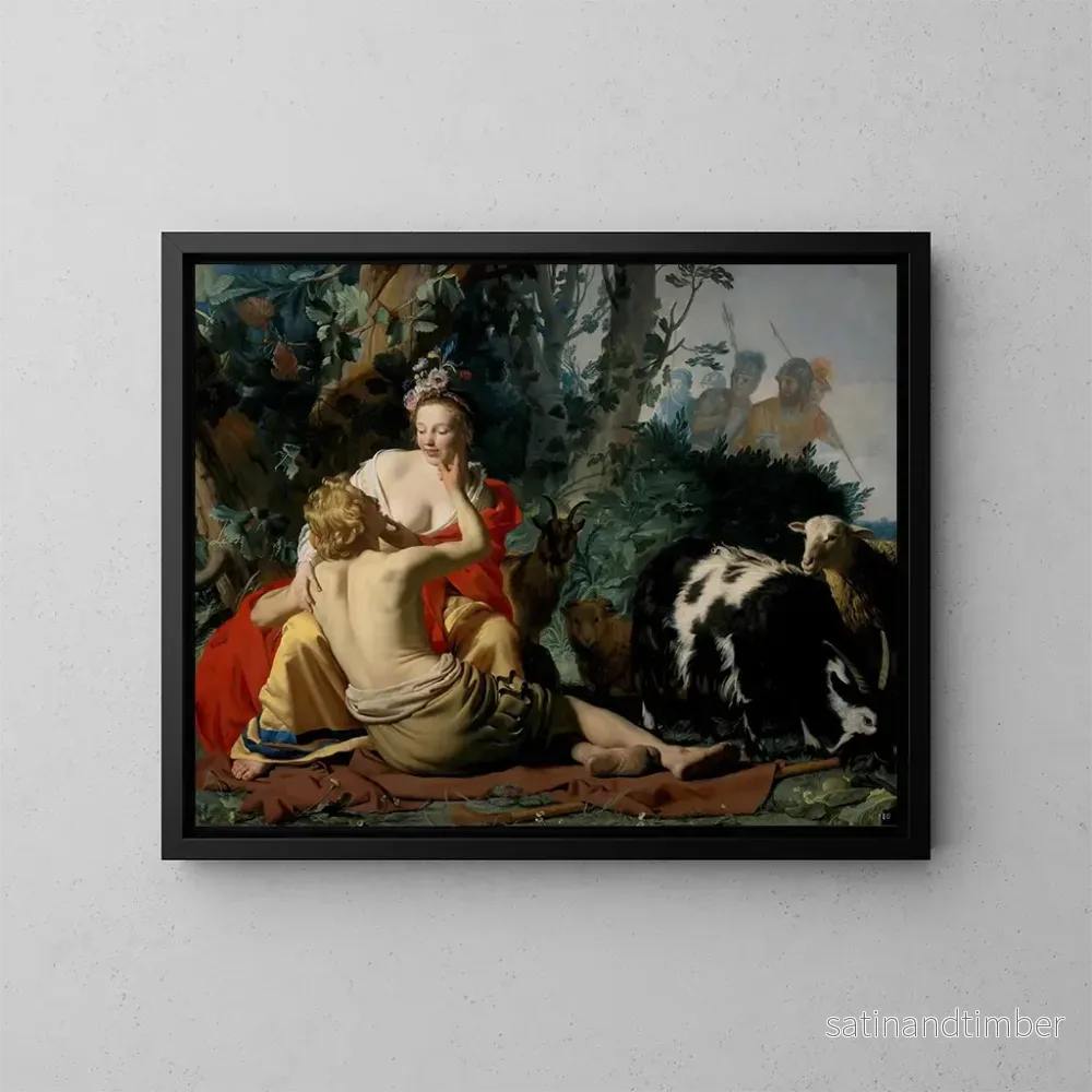 Reproduktion av målningen Granida och Daifilo – Gerard van Honthorst