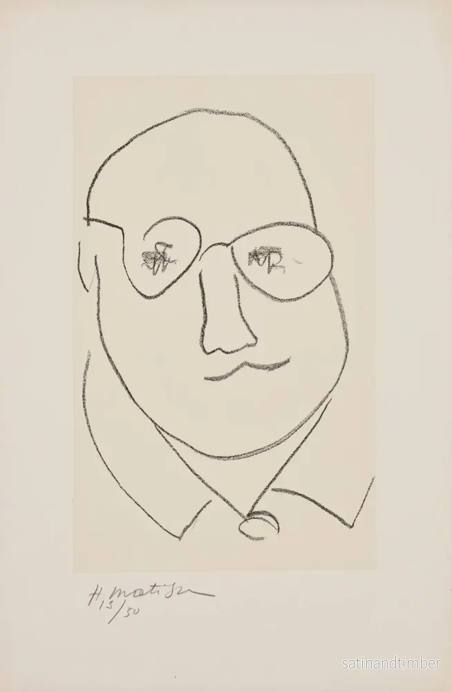 Reproduction du dessin Autoportrait – Henri Matisse Reproduction du dessin Autoportrait – Henri Matisse