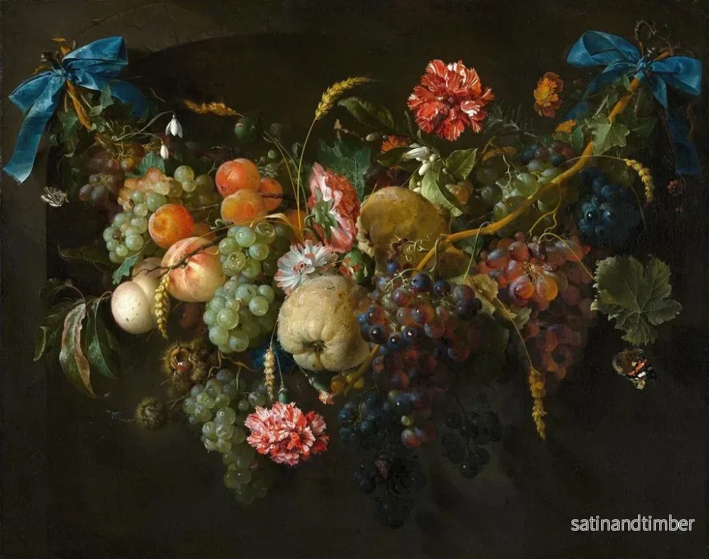 Reproduktion av målningen av frukt- och blomsterkrans - Jan Davidsz de Heem - Bild 2