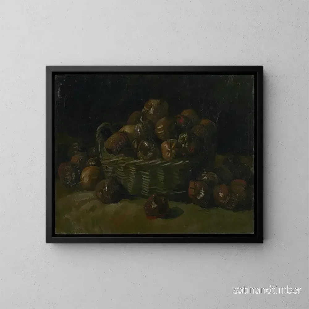 Reproduktion av målningen Äpple korg - Vincent van Gogh