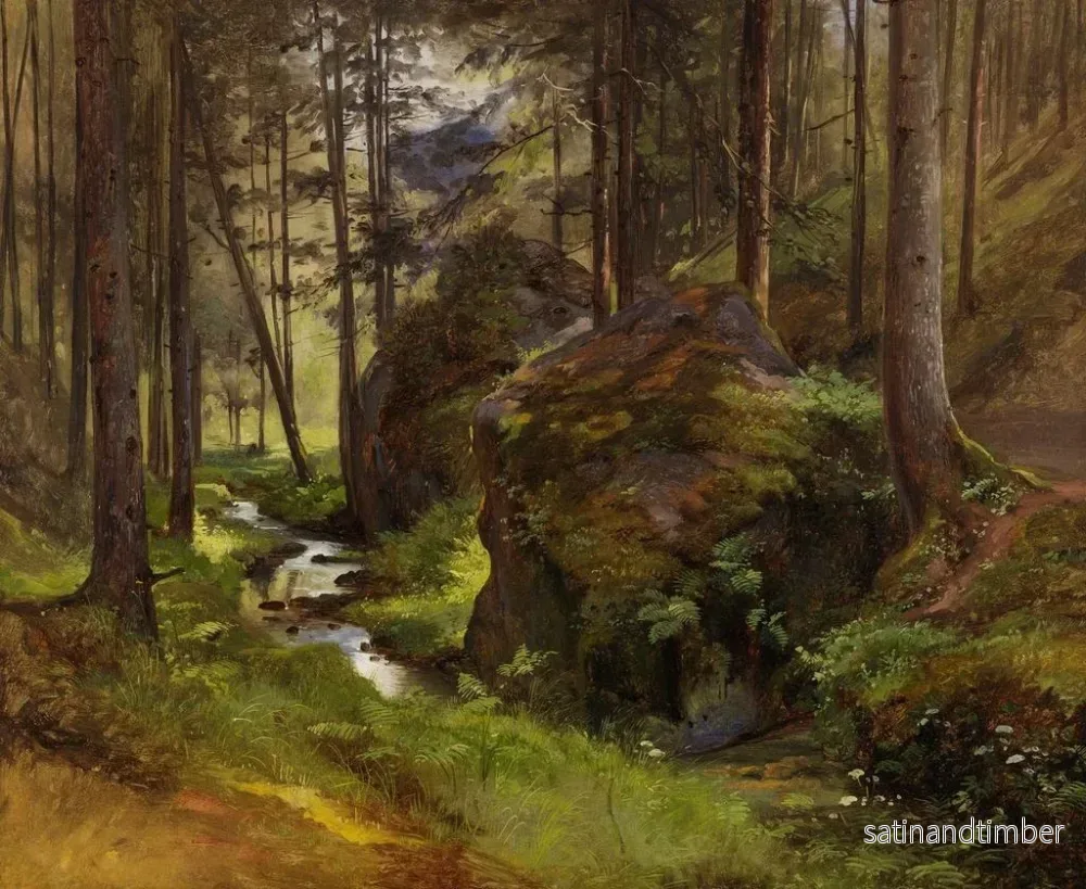 Reproduktion av målningen Le Vallon des Merles - Robert Kummer - Bild 2