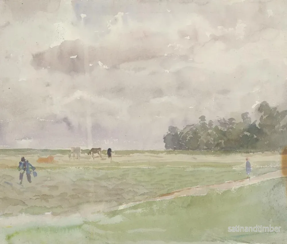 Reproduktion av målningen Champ sous les nuages - Ladislav Mednyánszky - Bild 2