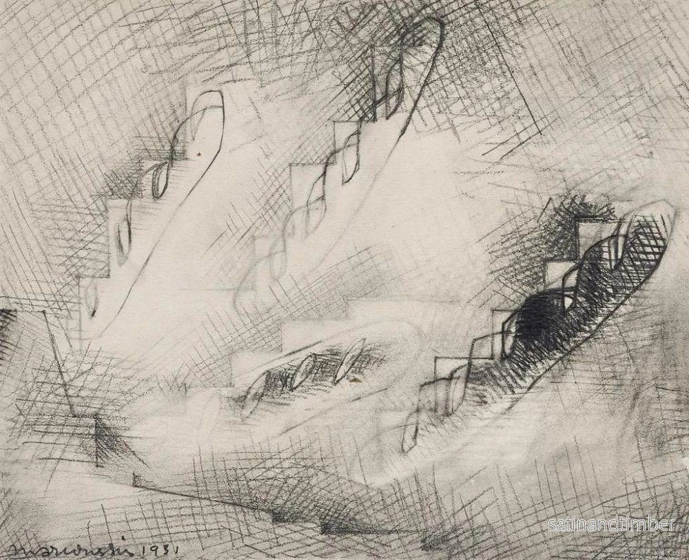 Reproduktion av målningen La rue Caulaincourt - Louis Marcoussis - Bild 2