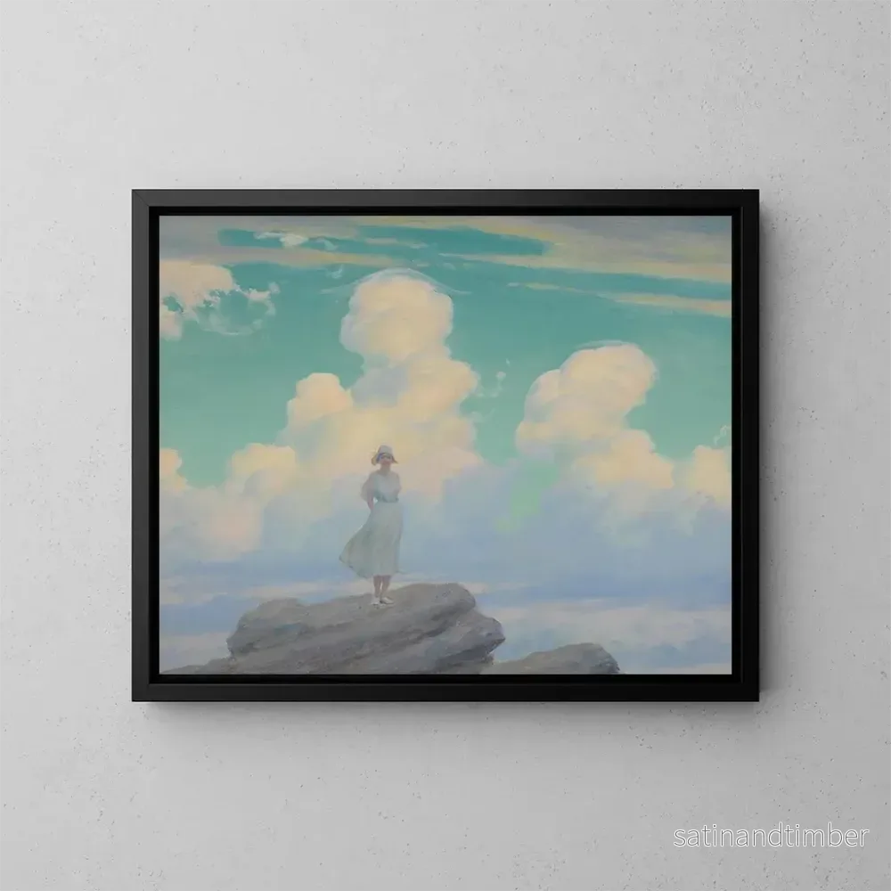 Reproduktion av målningen Le Nuage Voilé – Charles Courtney Curran Reproduktion av målningen Le Nuage Voilé – Charles Courtney Curran