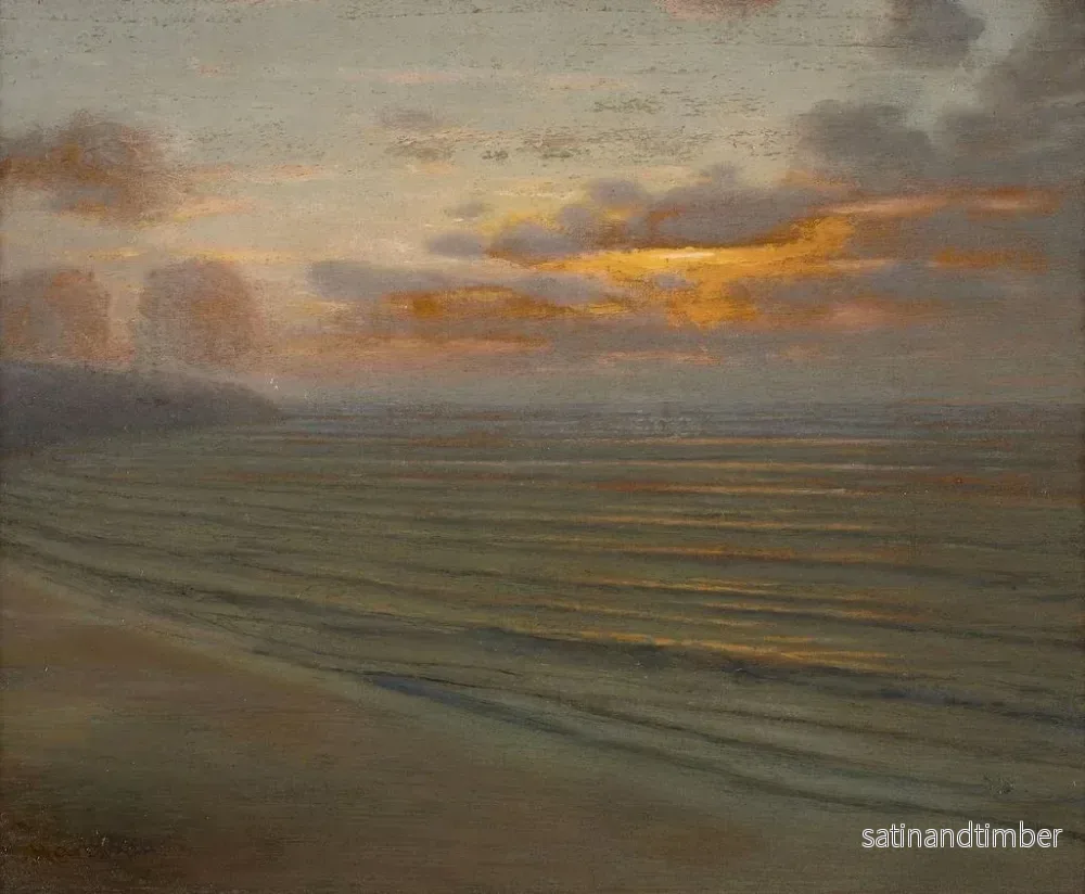 Reproduktion av målningen Effets de lumière sur la mer - Thomas Alexander Harrison - Bild 2