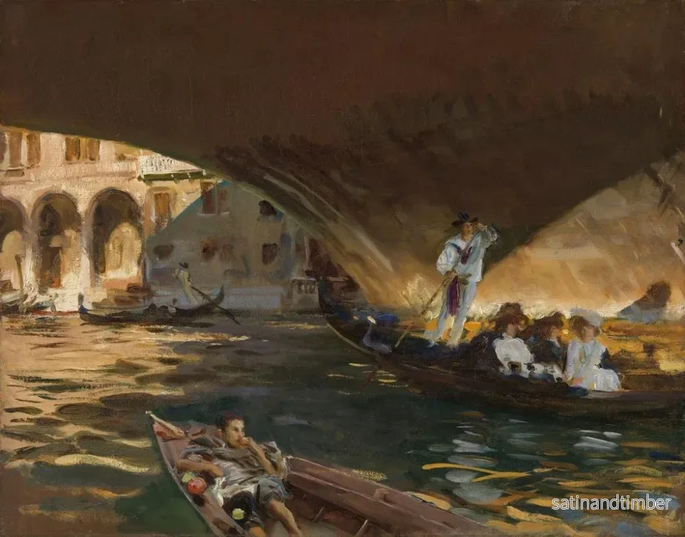 Reproduktion av målningen Le Rialto - John Singer Sargent - Bild 2