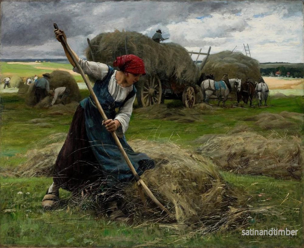 Reproduktion av målningen Scène de fauchage - Julien Dupré - Bild 2