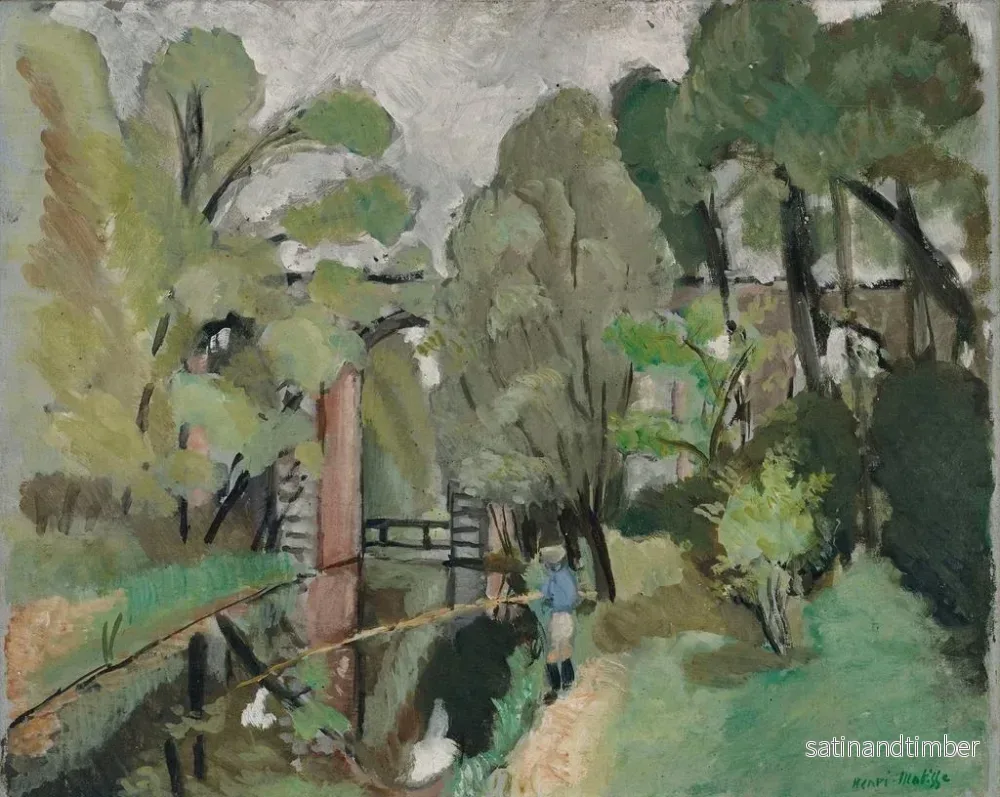 Reproduktion av målningen Le Petit pêcheur de Maintenon - Henri Matisse - Bild 2