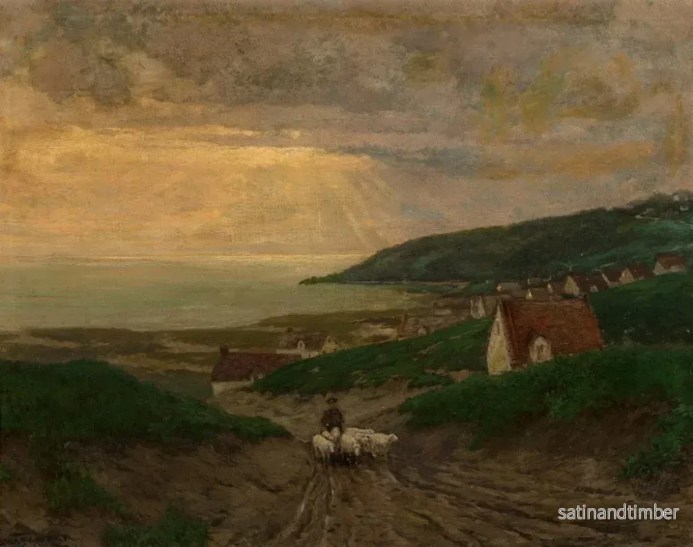 Reproduktion av målningen Tidig morgon - Julian Onderdonk - Bild 2