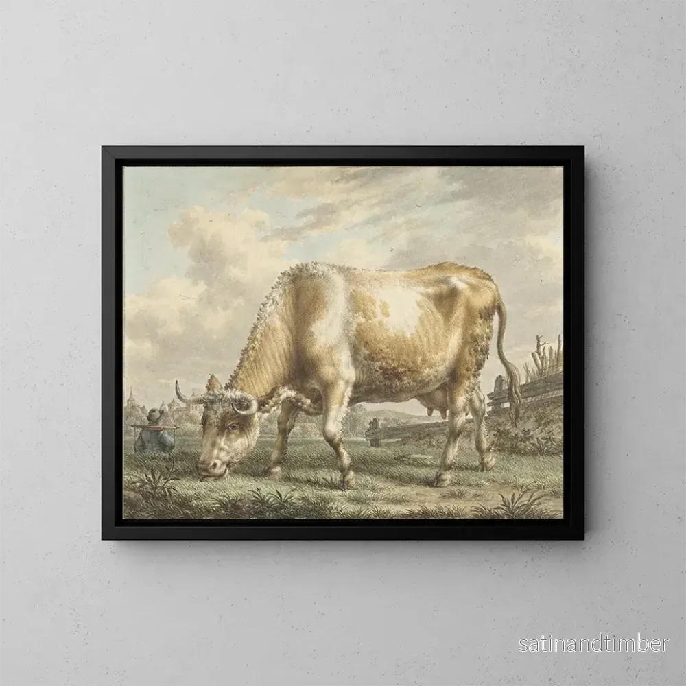 Reproduktion av målningen Vache paissant - Jacob Cats