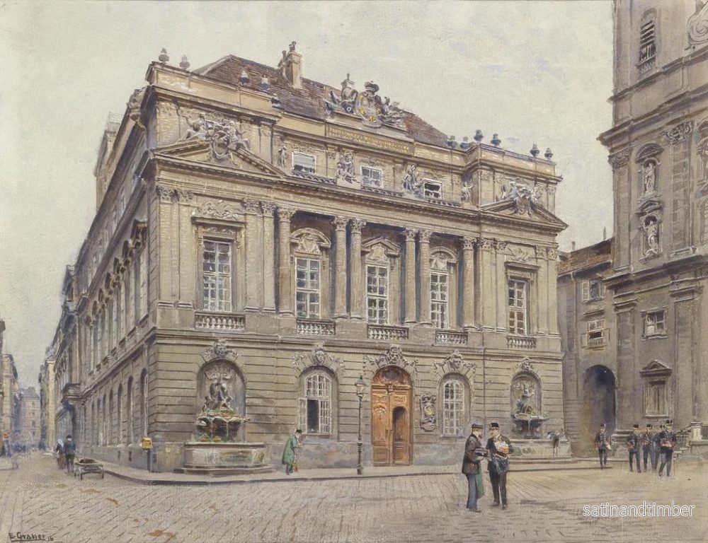 Reproduktion av målningen av det gamla universitetet i Wien - Ernst Graner - Bild 2