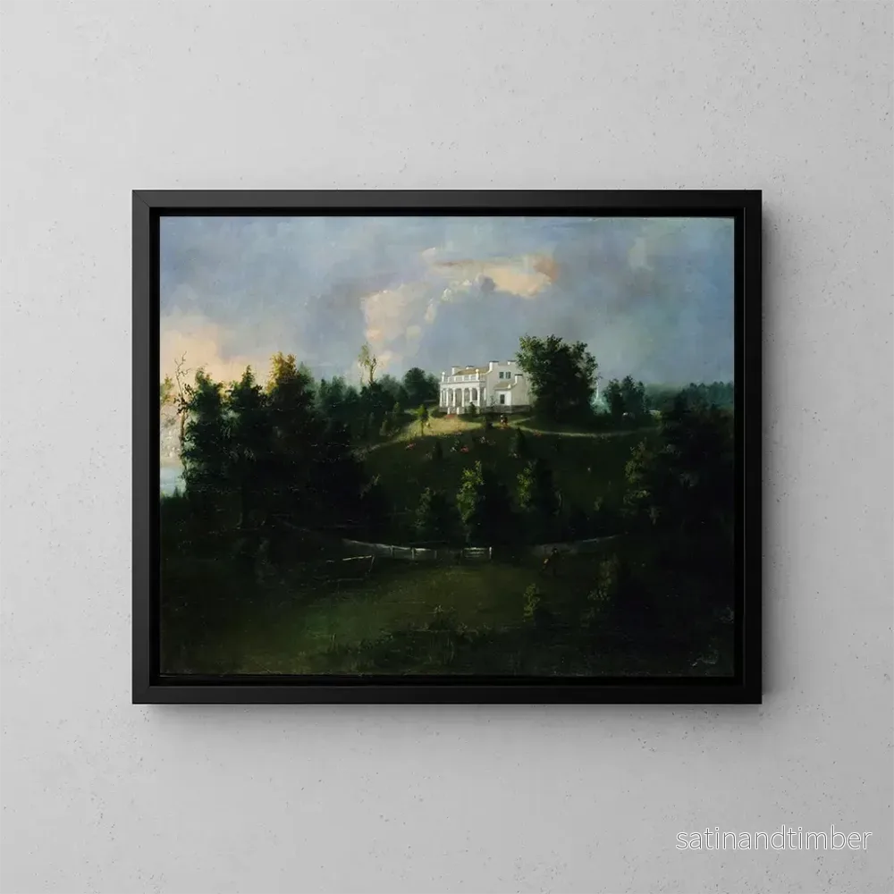 Reproduktion av målningen Mont Healthy, Ohio - Robert S. Duncanson